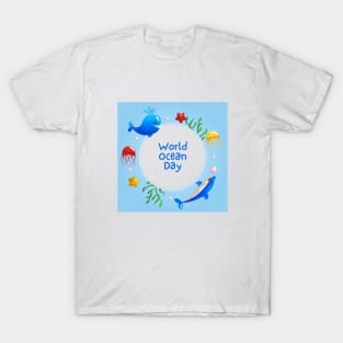 World Ocean Day June 8 T-Shirt